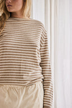 mamapapa - Nougat fine stripes sweater