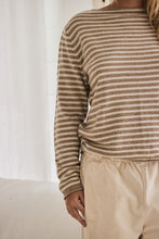 mamapapa - Nougat fine stripes sweater
