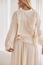 Mamapapa - Fennel corduroy blouse