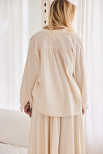 Mamapapa - Fennel corduroy blouse