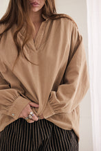 Mamapapa - Fennel corduroy blouse