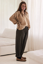 Mamapapa - Fennel camel corduroy blouse