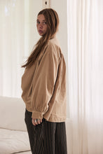 Mamapapa - Fennel camel corduroy blouse