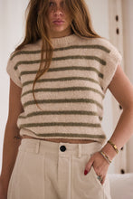 mamapapa -  Jelly knit stripe vest