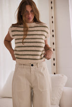 mamapapa -  Jelly knit stripe vest