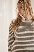 mamapapa - Nougat fine stripes sweater