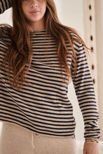 mamapapa - Nougat fine stripes sweater