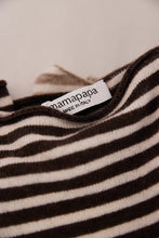 mamapapa - Nougat fine stripes sweater