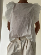 Mamapapa - Amanda Sleeveless Blouse - White Stripes