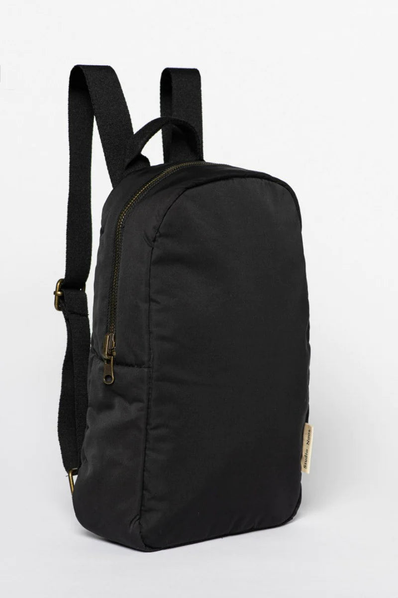Black mini backpack