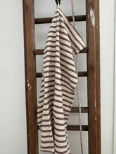 Denmark - tea towel stripe choco