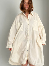 mamapapa - oversized dress cream cotton