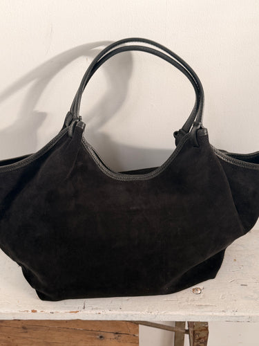 Suede large bag