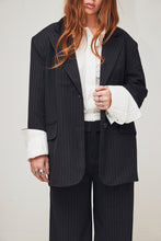Pinstripe jacket and pant