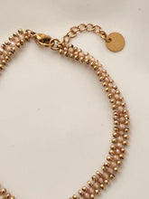 Beaded pale pink bracelet