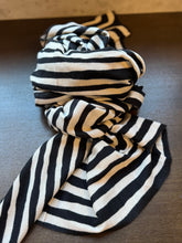 Stripe winter scarf