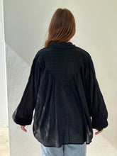 Almond black blouse
