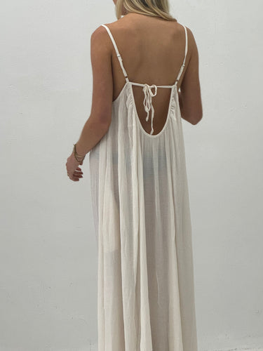 Singlet dress off white