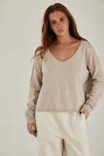 mamapapa David  fine Vneck sweater