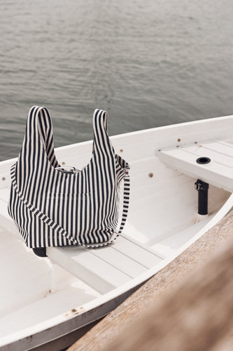 Laurence Bras- Large striped carry bag