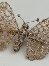 Butterfly gold sparkle medium