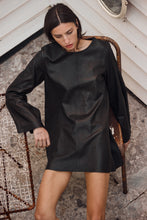 mamapapa - paris leather black dress