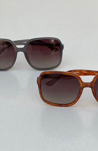 Sunglasses vintage turtle / black