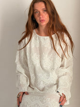 mamapapa - Paris white cotton broderie dress