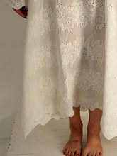mamapapa - Paris white cotton broderie dress