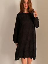 mamapapa - Paris black cotton broderie dress