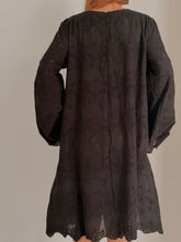 mamapapa - Paris black cotton broderie dress