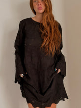 mamapapa - Paris black cotton broderie dress