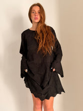 mamapapa - Paris black cotton broderie dress