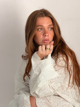 mamapapa - Paris white cotton broderie dress