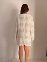 mamapapa - Paris white cotton broderie dress
