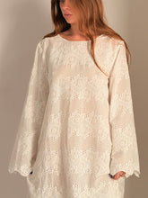 mamapapa - Paris white cotton broderie dress