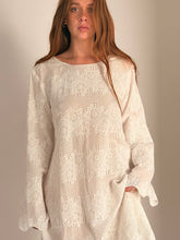 mamapapa - Paris white cotton broderie dress
