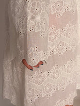 mamapapa - Paris white cotton broderie dress