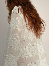 mamapapa - Paris white cotton broderie dress