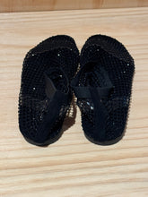 Sparkle fishnet flat shoes