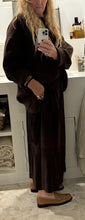 mamapapa lune chocolate suede skirt