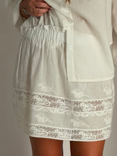 mamapapa - luna cotton fine lace skirt