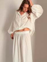 Mamapapa - luna cotton fine lace long skirt