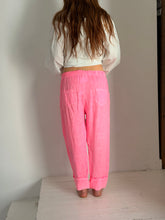 Pepe fluo pink linen pants