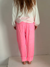 Pepe fluo pink linen pants