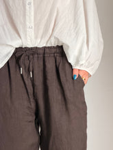 Pepe chocolate linen pants