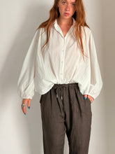 Pepe chocolate linen pants