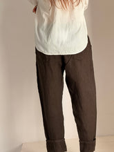 Pepe chocolate linen pants