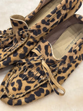anniel - suede leopard mocassin