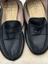 anniel - leather black mocassin